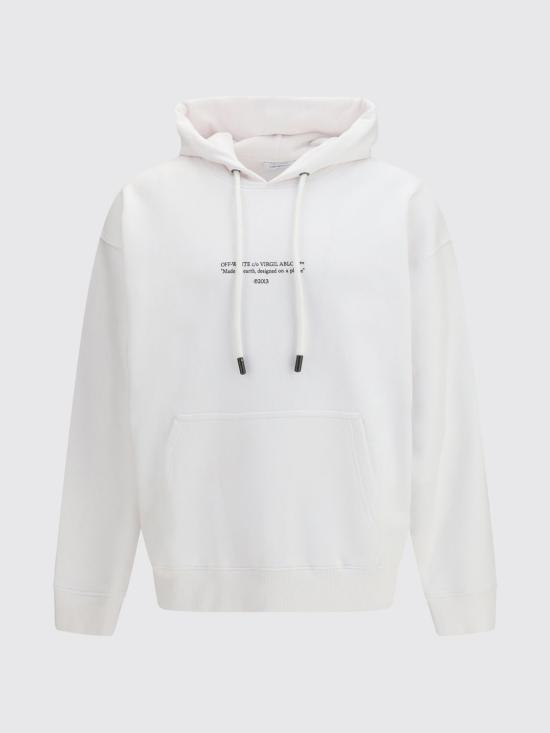 26SS 오프화이트 긴팔 티셔츠 44MBB085S26F009 1000 White - OFF WHITE