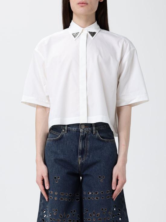 26SS 핑코 셔츠 106826A2LD Z05 White