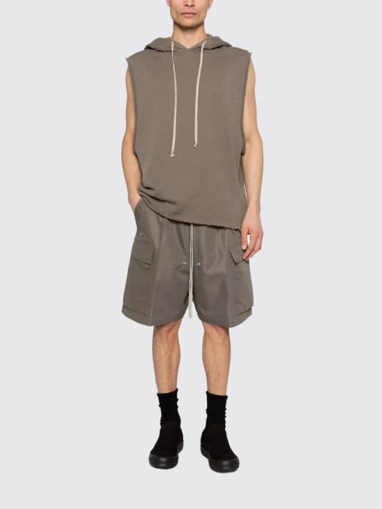 26SS 릭 오웬스 후드 티셔츠 RU01F2153JNT 34 Grey - RICK OWENS