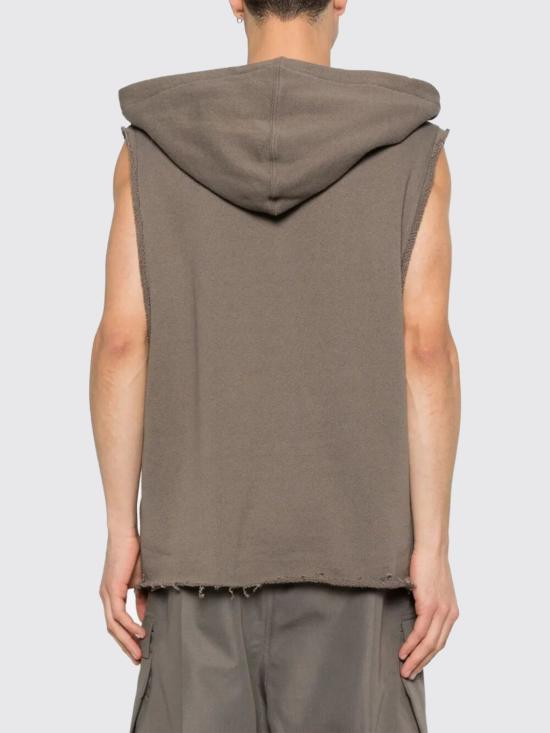 26SS 릭 오웬스 후드 티셔츠 RU01F2153JNT 34 Grey - RICK OWENS