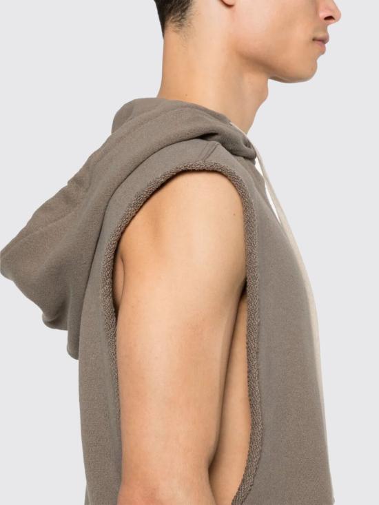 26SS 릭 오웬스 후드 티셔츠 RU01F2153JNT 34 Grey - RICK OWENS