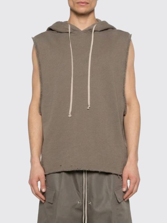 26SS 릭 오웬스 후드 티셔츠 RU01F2153JNT 34 Grey