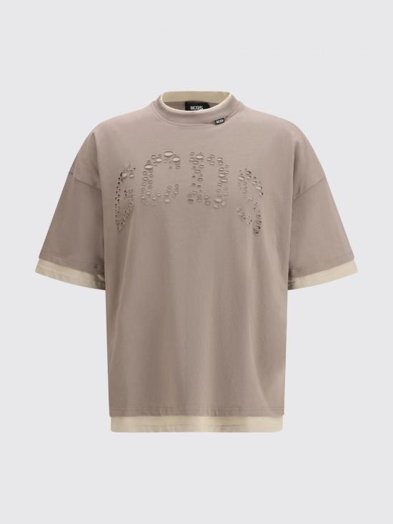 26SS 지씨디에스 반팔 티셔츠 C1MBQC076J080 320U Beige - GCDS