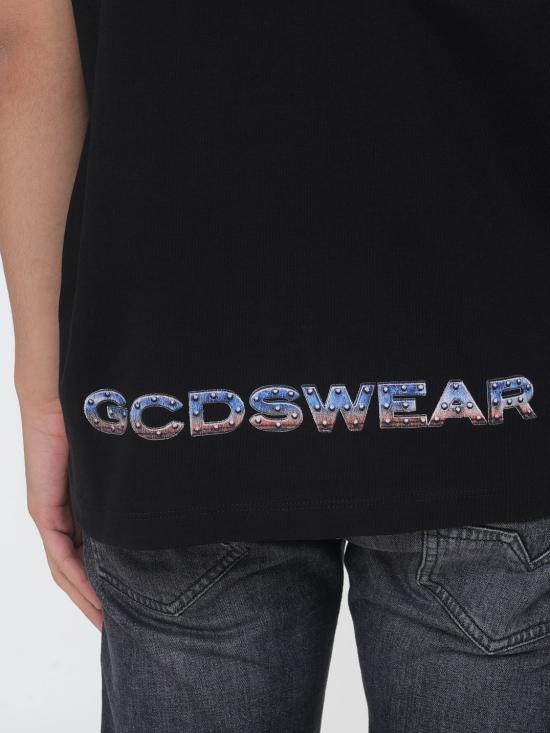 26SS 지씨디에스 반팔 티셔츠 C1MWQC061J079 999E Black - GCDS
