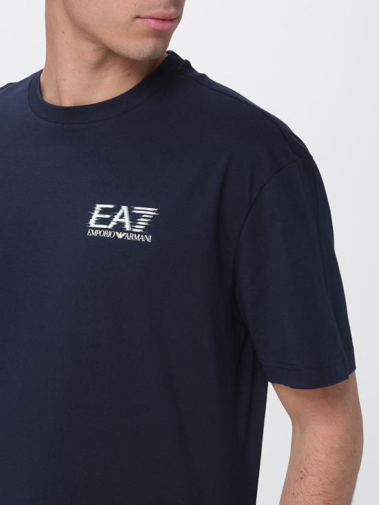 26SS 엠포리오 아르마니 반팔 티셔츠 7M001327AF17789 UB102 Blue - EMPORIO ARMANI