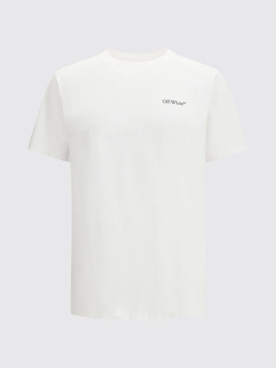 26SS 오프화이트 반팔 티셔츠 44MAA027S26J001 1000 White - OFF WHITE