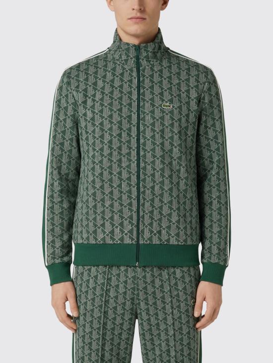 26SS 라코스테 모노그램 집업 스웨트셔츠 SH1368 D1R Blue