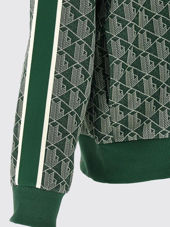 26SS 라코스테 모노그램 집업 스웨트셔츠 SH1368 D1R Blue - LACOSTE