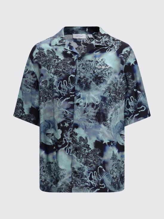 26SS 오프화이트 셔츠 44XGG01FS26F00B 4002 Blue - OFF WHITE