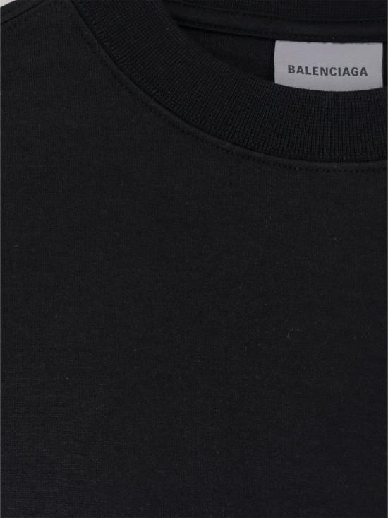 26SS 발렌시아가 반팔 티셔츠 871735TUVA2 1000 Black - BALENCIAGA
