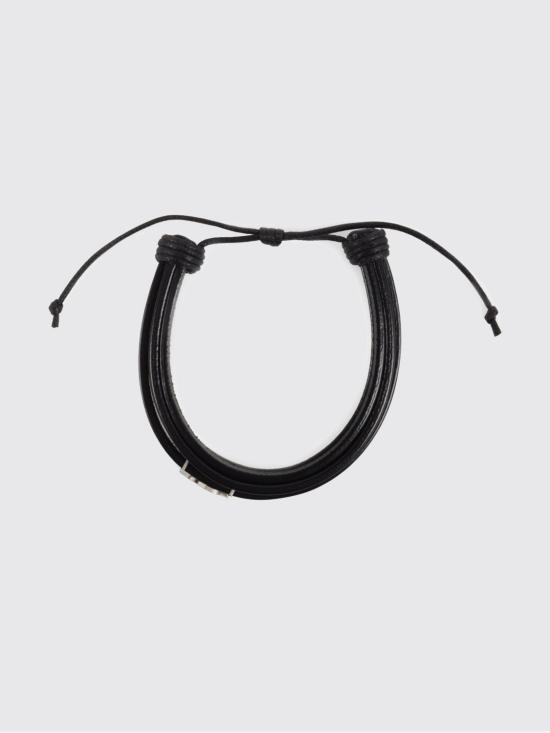 26SS 생로랑 브레이슬릿 820441AAEKE 1000 Black - SAINT LAURENT