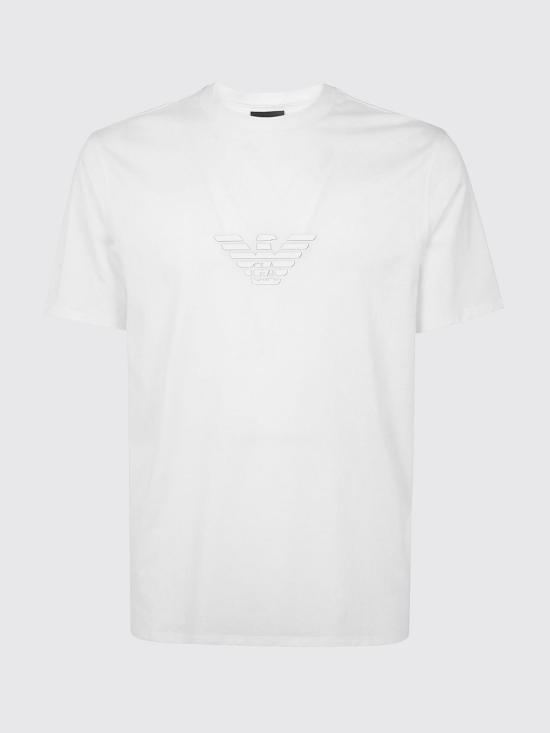 26SS 엠포리오 아르마니 반팔 티셔츠 EM004583AF13669 M0306 White - EMPORIO ARMANI