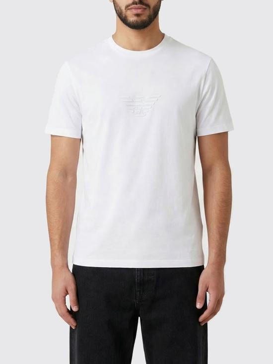 26SS 엠포리오 아르마니 반팔 티셔츠 EM004583AF13669 M0306 White