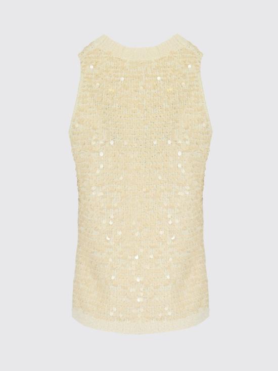 26SS 세미쿠튀르 민소매 티셔츠 Y6SG01 PLT09 Ecru - SEMI-COUTURE