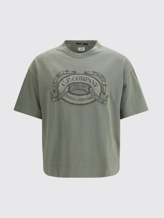 26SS 씨피 컴퍼니 반팔 티셔츠 20CMTS220A005697O 921 Grey - C.P. COMPANY