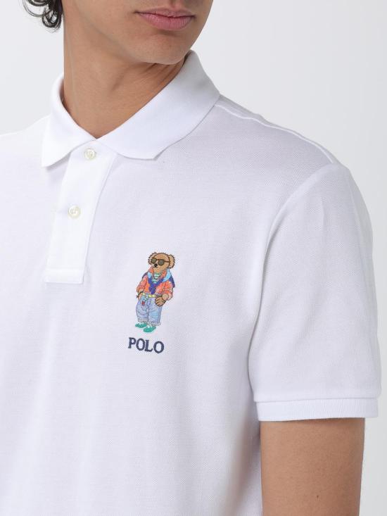 26SS 폴로 랄프로렌 폴로 티셔츠 710B16617 001 White - POLO RALPH LAUREN