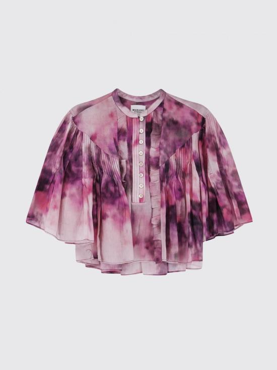 26SS 이자벨마랑에뚜왈 블라우스 HT0854FAD1J13E 40PK Pink - ISABEL MARANT ETOILE