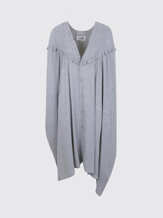 26SS MM6 메종마르지엘라 롱 원피스 S52DD0077M35737 001J Grey - MM6 MAISON MARGIELA