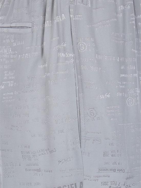 26SS MM6 메종마르지엘라 와이드레그 트라우저 S52KA0529M35737 001J Grey - MM6 MAISON MARGIELA