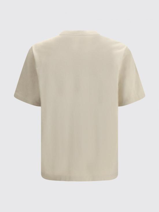 26SS 메종키츠네 핸드라이팅 컴포트 티셔츠 MM00126KJ7025 0304 Beige - MAISON KITSUNE