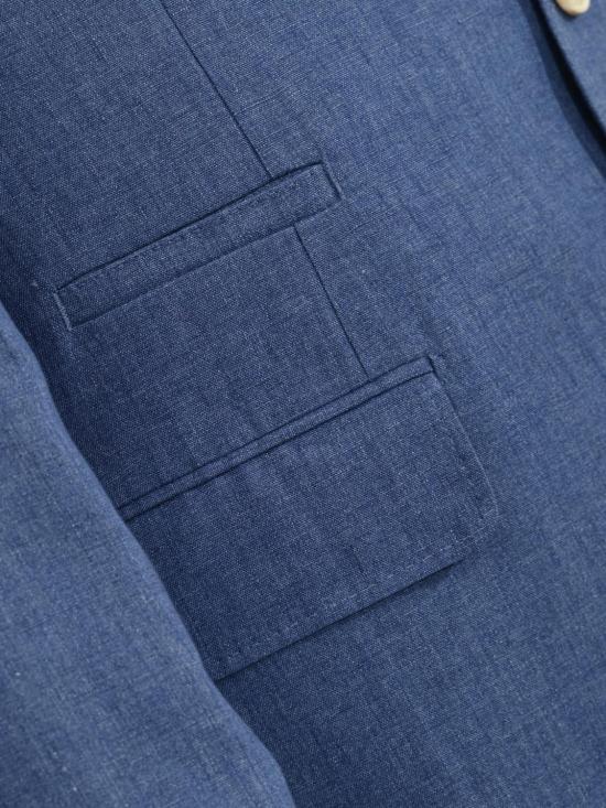 26SS 브루넬로 쿠치넬리 리넨 디컨스트럭티드 재킷 MB4307BTD C013 Stone Bleached - BRUNELLO CUCINELLI