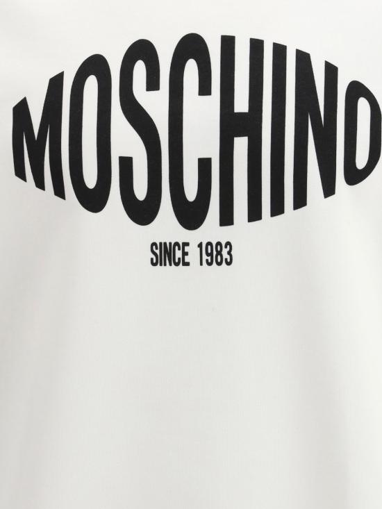 26SS 모스키노 긴팔 티셔츠 261ZZA17130228 1001 White - MOSCHINO