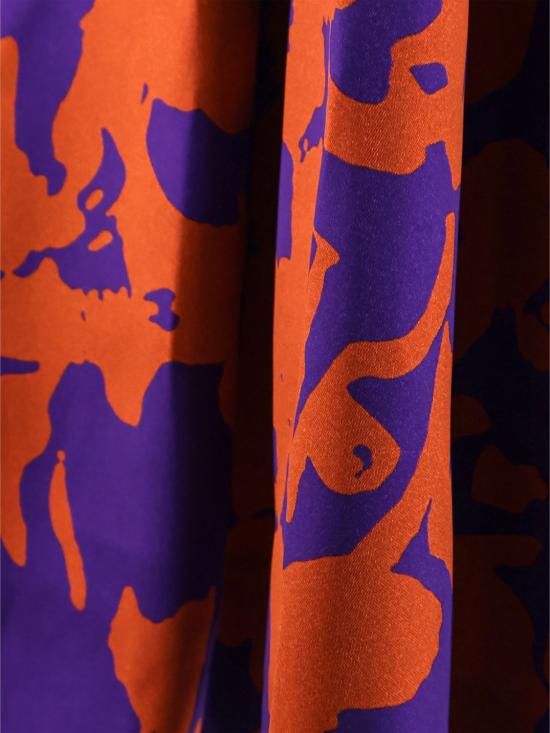 26SS 드리스 반 노튼 롱 스커트 2611308893005 353 Orange - DRIES VAN NOTEN