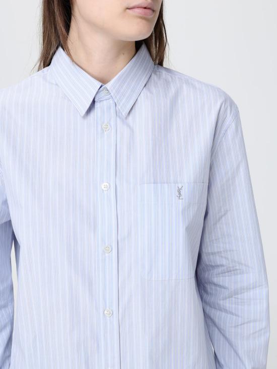 26SS 생로랑 셔츠 861080Y7J66 4427 Gnawed Blue - SAINT LAURENT