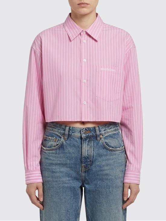 26SS 발렌시아가 셔츠 857837TPM26 5621 Pink