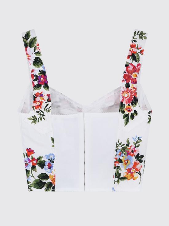 26SS 돌체앤가바나 민소매 티셔츠 F7BB1THS5UU HA5ZO White - DOLCE & GABBANA