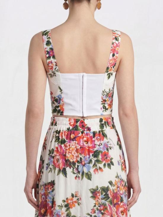 26SS 돌체앤가바나 민소매 티셔츠 F7BB1THS5UU HA5ZO White - DOLCE & GABBANA