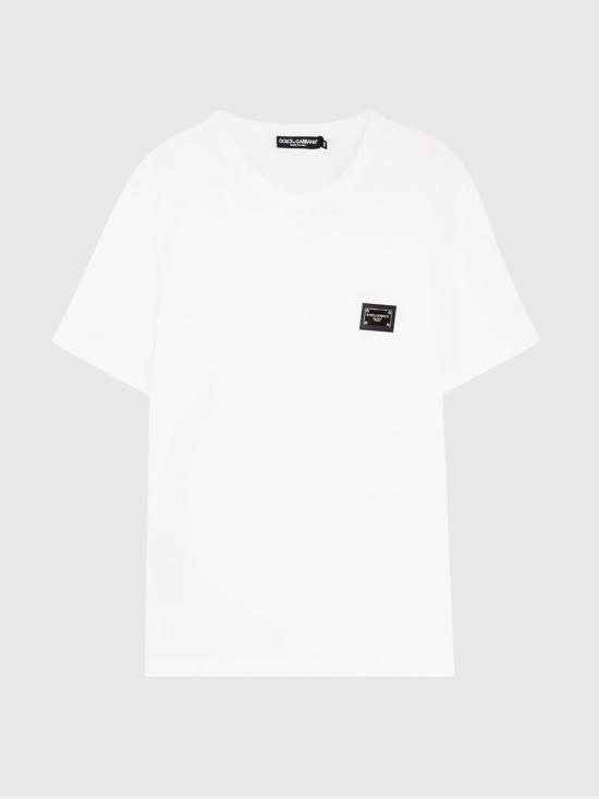 26SS 돌체앤가바나 반팔 티셔츠 G8PT1TG7F2I W0800 White - DOLCE & GABBANA