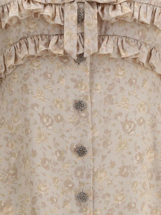 26SS 알레산드라리치 롱 원피스 FABX4297F4670 1682 Yellow Cream - ALESSANDRA RICH