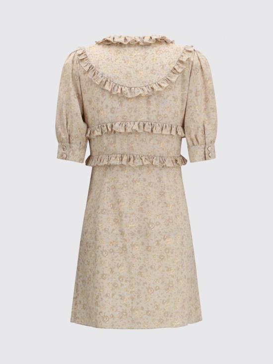 26SS 알레산드라리치 롱 원피스 FABX4297F4670 1682 Yellow Cream - ALESSANDRA RICH