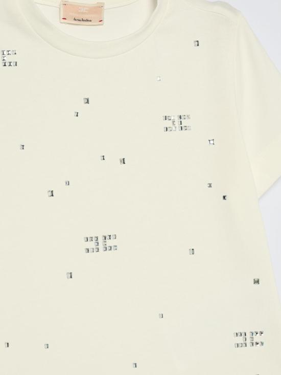 26SS [키즈] 엘리자베타프랜치 티셔츠 EGTS1120JE006 0135 Ivory - ELISABETTA FRANCHI