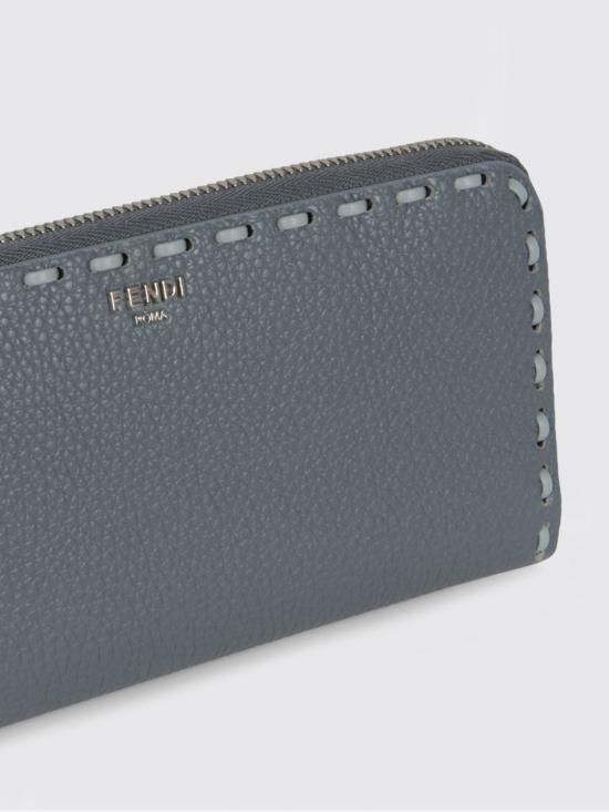 26SS 펜디 지갑 8M0517AURN F1VFI Gnawed Blue - FENDI