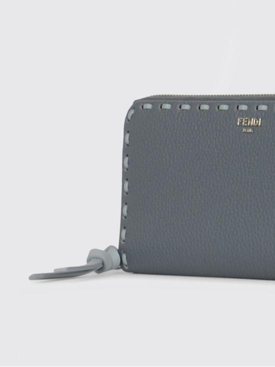 26SS 펜디 지갑 8M0517AURN F1VFI Gnawed Blue - FENDI