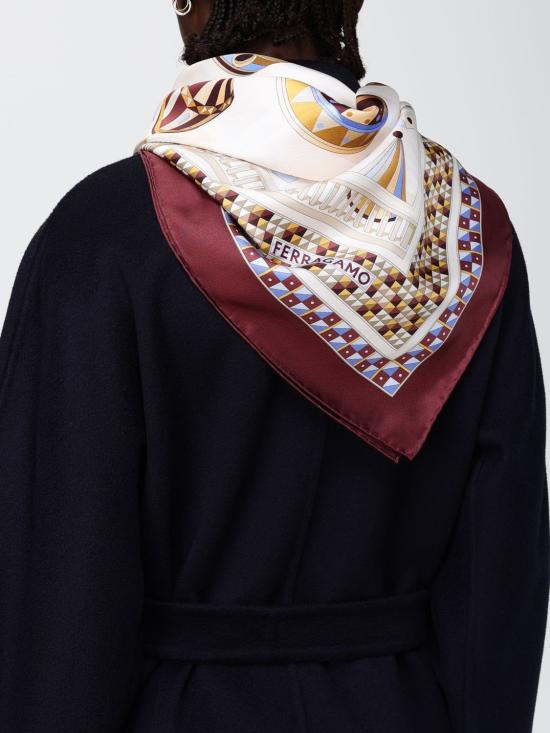 26SS 살바토레 페라가모 머플러/스카프 310197 779331 003 Burgundy - SALVATORE FERRAGAMO