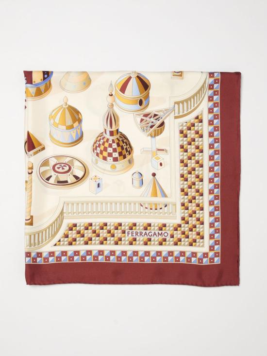 26SS 살바토레 페라가모 머플러/스카프 310197 779331 003 Burgundy