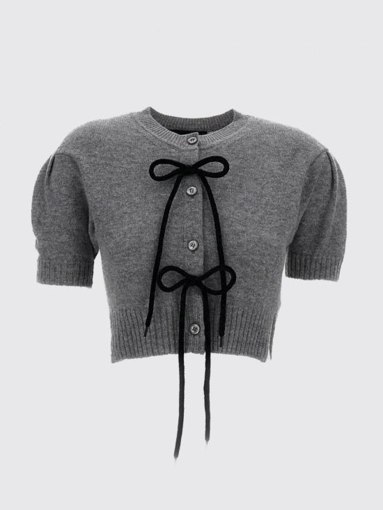 26SS 시몬로샤 스웨터 COMK50667 GREYBLACK Grey - SIMONE ROCHA