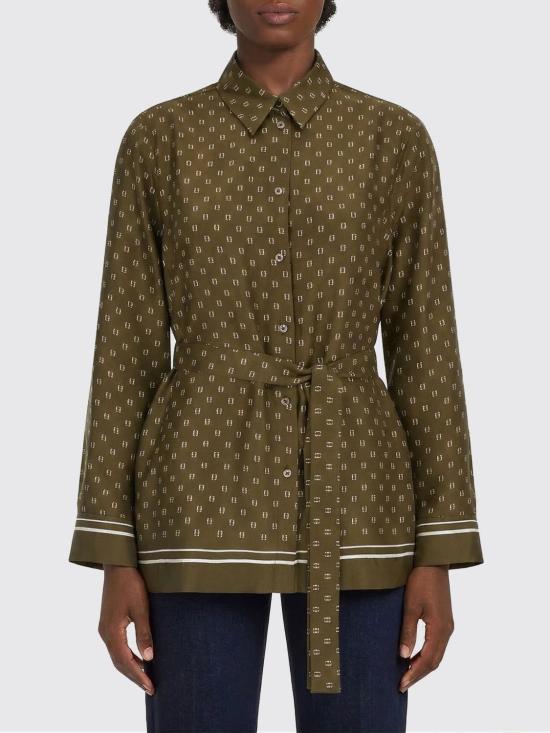 26SS 막스마라 스튜디오 셔츠 2616191011600 003 Green