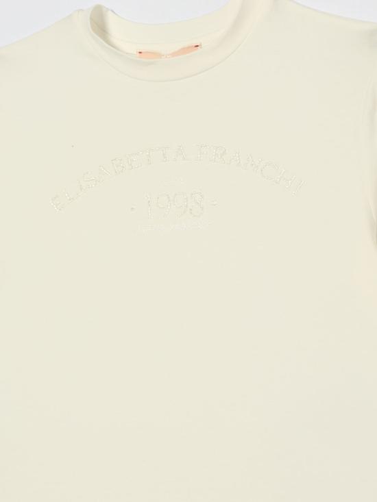 26SS [키즈] 엘리자베타프랜치 티셔츠 EFTS2570JE006 0135 Ivory - ELISABETTA FRANCHI
