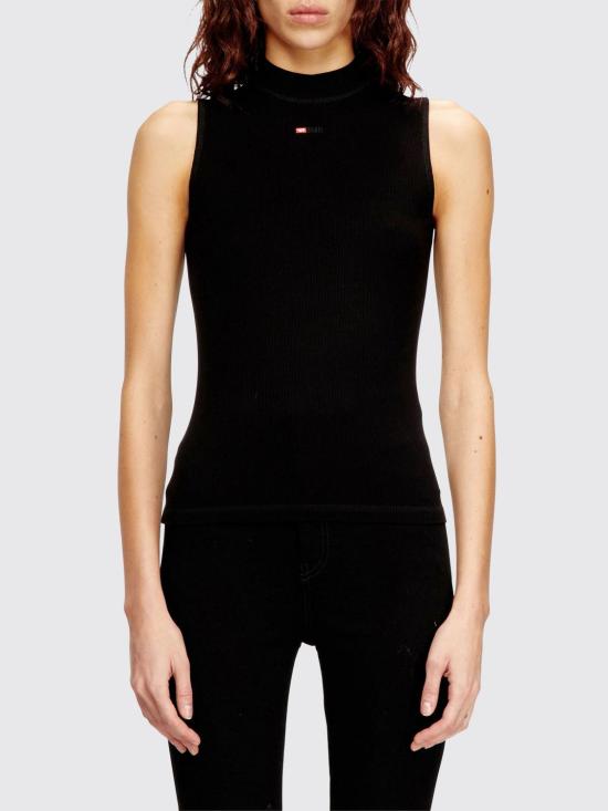 26SS 디젤 민소매 티셔츠 A103970BLAN 9XX Black