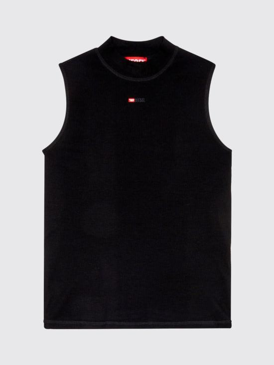 26SS 디젤 민소매 티셔츠 A103970BLAN 9XX Black - DIESEL