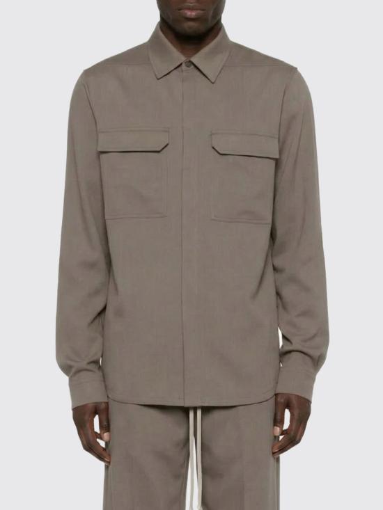 26SS 릭 오웬스 긴팔 셔츠 RU01F2291WT 34 Grey