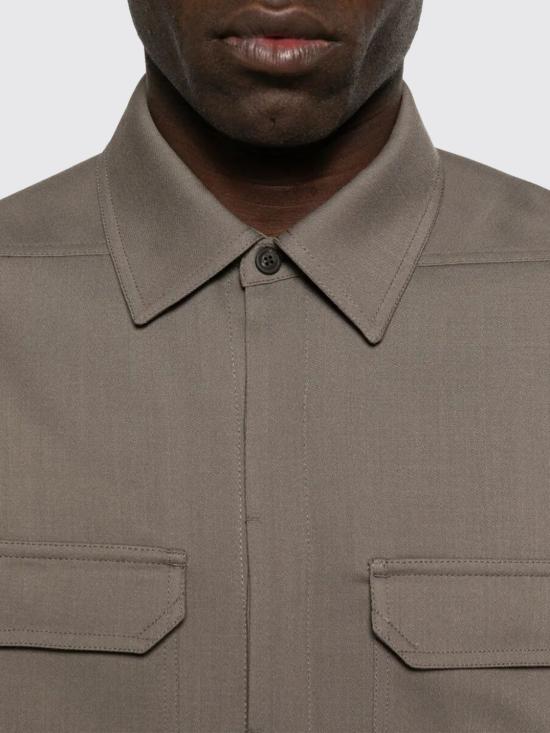 26SS 릭 오웬스 긴팔 셔츠 RU01F2291WT 34 Grey - RICK OWENS
