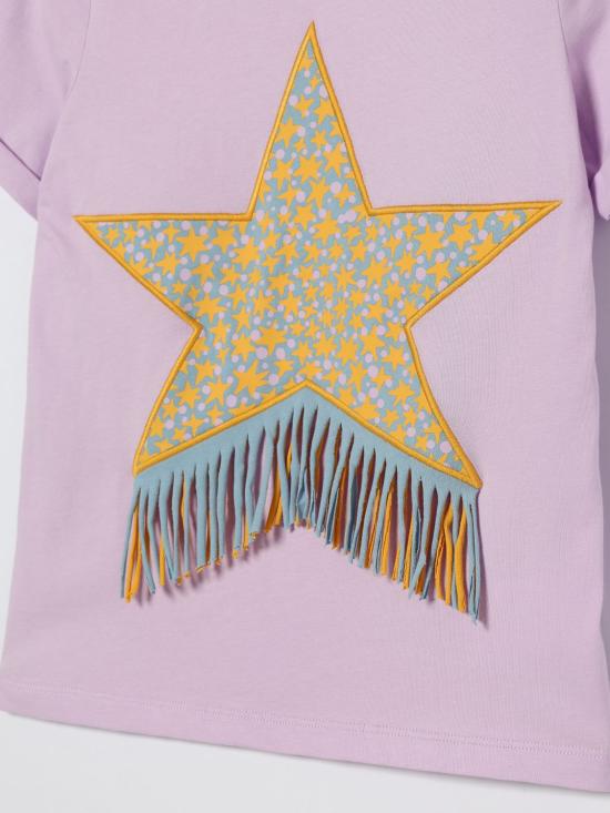 26SS [키즈] 스텔라 맥카트니 티셔츠 TY8B01Z0434 539 Violet - STELLA MCCARTNEY