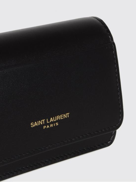 26SS 생로랑 비즈니스 카드 케이스 스무스 레더 863192AAGD0 1000 Black - SAINT LAURENT