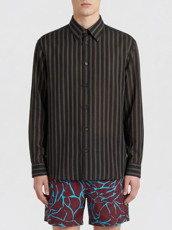 26SS 드리스 반 노튼 셔츠 2610207323276 509 Black