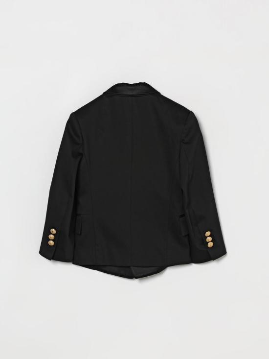 26SS [키즈] 발망 캐주얼 자켓 BY2P04P0484 930 Black - BALMAIN